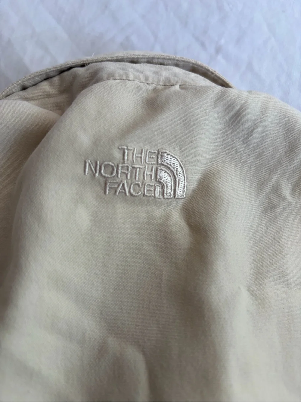 The North Face Men's Light Beige Shirt Jacket Fishing Shirt Size M